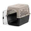 imagePetmate Vari Dog Kennel  Portable Dog Carriers ampamp Crates for Small Dogs AirlineFriendly Durable Plastic Pet Carrier For Home and Travel 24 Inches Taupe and Black320L x 225W x 240H