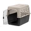 imagePetmate Vari Dog Kennel  Portable Dog Carriers ampamp Crates for Small Dogs AirlineFriendly Durable Plastic Pet Carrier For Home and Travel 24 Inches Taupe and Black360L x 250W x 270H