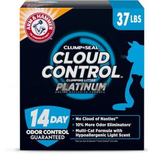 imageARM ampamp HAMMER Cloud Control Platinum Clumping Cat Litter 37 lb