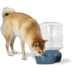 imageAspen Pet Lebistro Cat and Dog Water Dispenser Made in USADark Gray