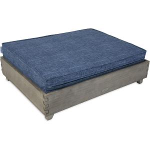 imageBooda LaZBoy Bailey Platform Elevated Dog Bed for Pets up to 75 lbs Blue Acacia 38 x 29