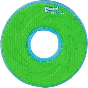 imageChuckIt Zipflight Flyer Dog Frisbee ampamp Dog Toy that Floats Gentle On Dogs Teeth and Gums Medium