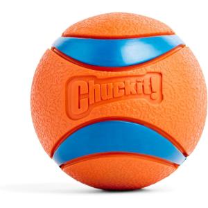 imageChuckit Ultra Squeaker Ball Dog Toy Large 3 Inch 1 Pack for Large BreedsUltra