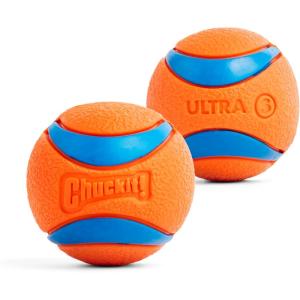 imageChuckit Ultra Squeaker Ball Dog Toy Small 2 Inch 2 Pack for Small BreedsUltra