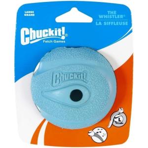 imageChuckit Whistler Ball Dog Toy Pack of 2 Multicolor Medium 25 Inch Diameter for Dogs 2060 lbsLarge Pack of 1