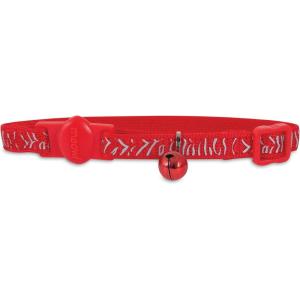 imageFATCAT Aspen Pet Products Cat Reflective Collar 38 Red