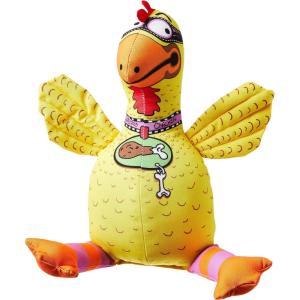 imageFATCAT Dog Toys  Barnyard Bullies Plush Dog Toy  Made With Heavy Duty Canvas ampamp Includes Squeaker