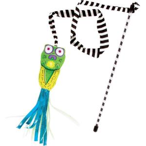 imageFat Cat Tadpole Cat Wand Stuffed with 100 Organic Catnip Interactive Toy