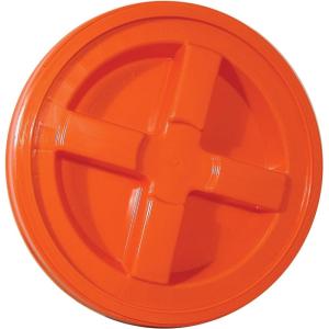 imageGAMMA2 Gamma Seal Lid  Pet Food Storage Container Lids  Fits 35 5 6 ampamp 7 Gallon Buckets Black Made in USAOrange