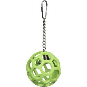 imageJW Pet Company Activitoys Holee Roller Parrot Toy 4 Inch Diameter Colors Vary 