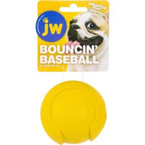 imageJW Pet Company iSqueak Bouncin Baseball Dog Toy Large Colors Vary multi 40037Medium