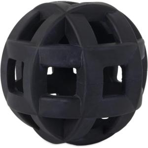 imageJW Pet Holee Roller Dog Toy Puzzle Ball Natural Rubber Medium 45 Inch Diameter Colors May VaryVary