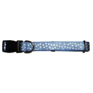imagePetmate ASPEN PET ADJUSTABLE COLLAR 38 X 812 STARS BLUE