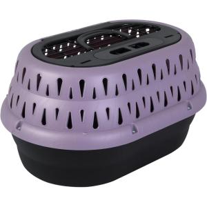 imagePetmate Dog Crates for Small Dogs ampamp Cat Carriers TwoDoor Plastic Pet Kennel Top ampamp Front Loading Made in USA 24quot TanPURPLE