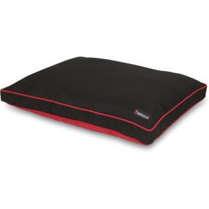 imagePetmate Dogzilla Gusseted Pillow Bed 29 x 40 RedBlack 80381 Made in USA