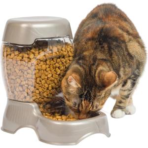 imagePetmate Pet Cafe Feeder Dog and Cat Feeder Pearlescent Colors 3 Sizes Made in USAPearl Silver