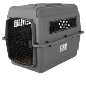 imagePetmate Sky Kennel  For Air and Travel Airline Approved Dog Crate for Pets up 1530 lbs Heavy Duty Dog Kennel Made in the USA 28 Inches32 inch Pack of 1