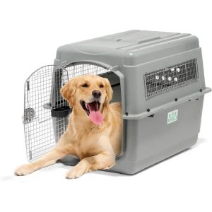 imagePetmate Sky Kennel  For Air and Travel Airline Approved Dog Crate for Pets up 1530 lbs Heavy Duty Dog Kennel Made in the USA 28 Inches40 inch Pack of 1