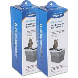 imagePetmate Top Entry Litter Cat Litter Box With Filter Lid To Clean Paws Made in USAClear