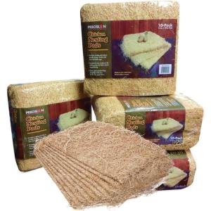 imagePrecision Pet Chicken Nesting Pads by Petmate  13 x 13 Premium Chicken Bedding Fit Most Nesting Boxes  10 PackBeige Made in USA