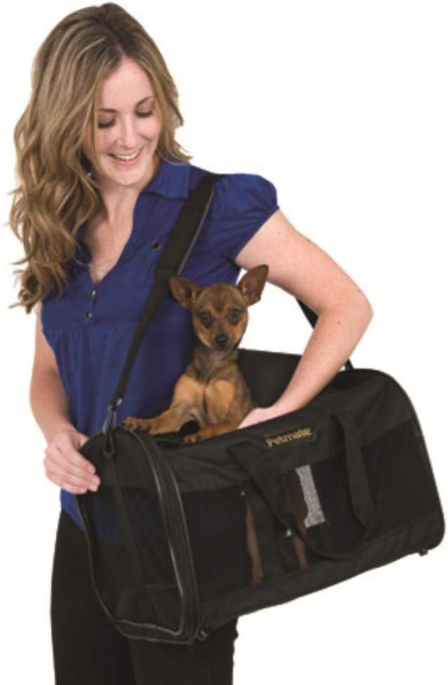 imagePetmate SoftSided Kennel Cab Pet CarrierBlackUp to 10lbs 17 X 10 X 10 21329Black