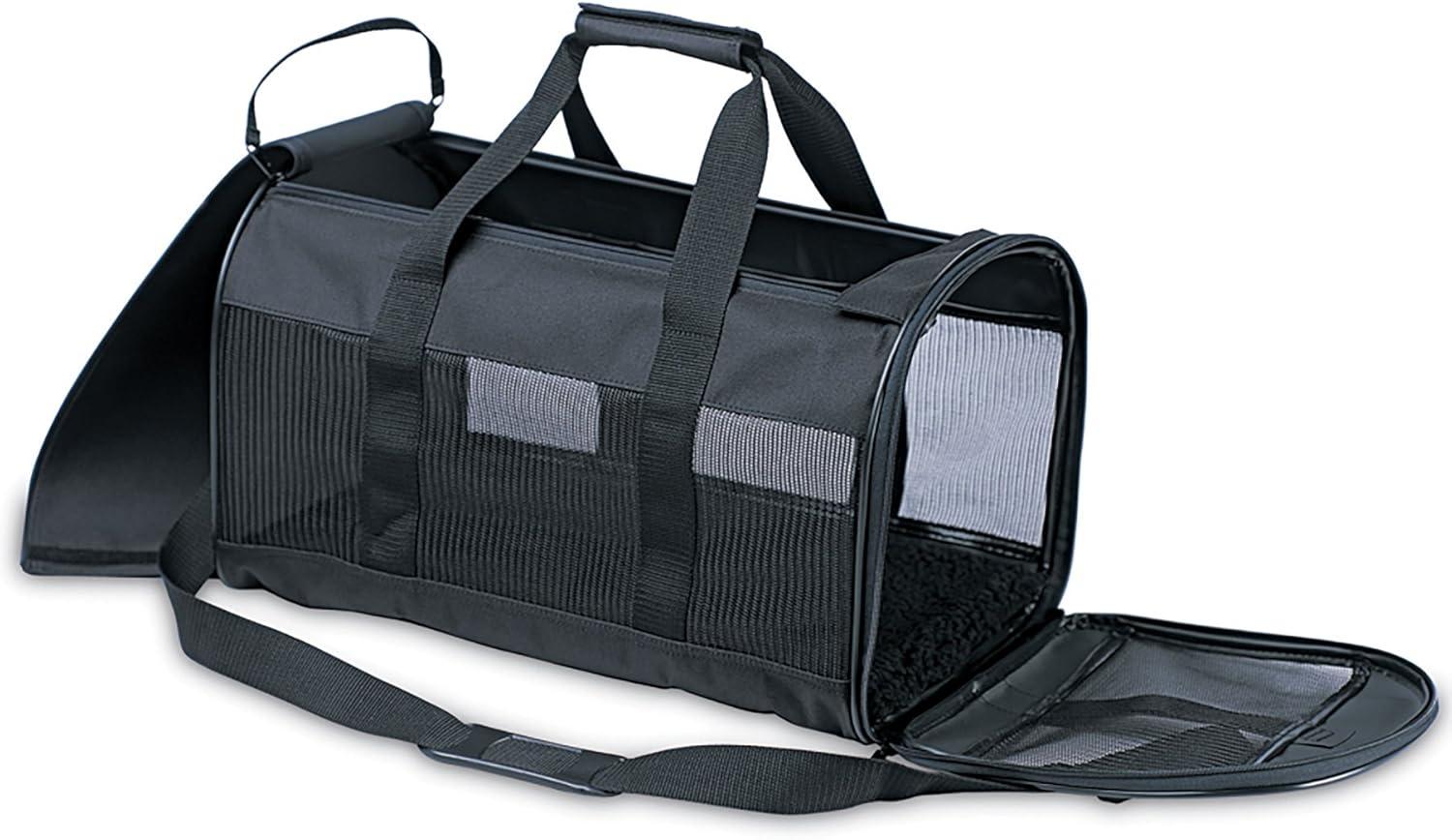 imagePetmate SoftSided Kennel Cab Pet CarrierBlackUp to 10lbs 17 X 10 X 10 21329Black