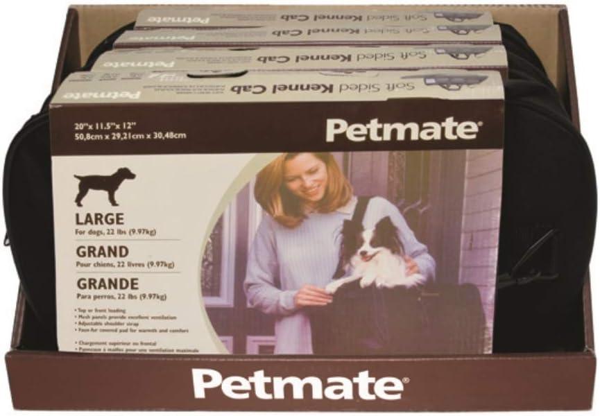 imagePetmate SoftSided Kennel Cab Pet CarrierBlackUp to 10lbs 17 X 10 X 10 21329Black