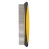 imageJW Pet Company 8Inch Gripsoft Rotating Comfort Comb Fine and CoarseGrayYellow1 Pack