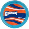 imageChuckit Lite Flight Dog Fetch Toy Large 10 Inch DiameterBlueOrange