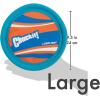 imageChuckit Lite Flight Dog Fetch Toy Large 10 Inch DiameterBlueOrange