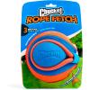 imageChuckit Rope Fetch Dog Toy  Ball on Rope Fetch and TugofWar Toy for Dogs  Durable EVA Rubber Construction  55inch Diameter  18inch Rope  Orange and Blue