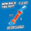 imageChuckit Rugged Bumper Dog Toy  Durable Fetch Stick with TPR Ridges for Easy Grip  TugofWar Toy for Medium and Large Dogs  Floats in Water  Size Medium  135inch Length  Orange and BlueMedium