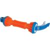 imageChuckit Rugged Bumper Dog Toy  Durable Fetch Stick with TPR Ridges for Easy Grip  TugofWar Toy for Medium and Large Dogs  Floats in Water  Size Medium  135inch Length  Orange and BlueSmall