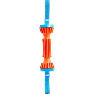 imageChuckit Rugged Bumper Dog Toy  Durable Fetch Stick with TPR Ridges for Easy Grip  TugofWar Toy for Medium and Large Dogs  Floats in Water  Size Medium  135inch Length  Orange and BlueSmall