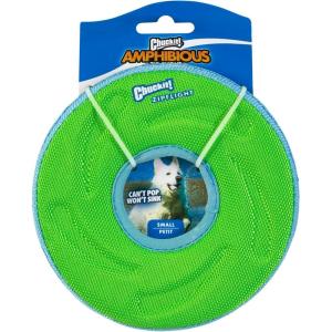 imageChuckit Zipflight Flying Disc Dog Toy Small 6quot Orange And Blue
