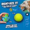 imageChuckit Limited Edition EcoFetch Ball Dog Toy Medium 25 Inch Diameter Pack of 3 for Breeds 2060 lbsEcoFetch