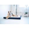 imageLaZBoy Petmate Bentley Orthopedic Foam Large Dog Bed Midnight Blue 36 x 28 x 3 inches for Dogs up to 50lbs with Supportive Foam Durable Removable Washable Cover500L x 400W x 40Th