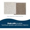 imageLaZBoy Petmate Rosie Lounger Large Dog Bed Cream 36x28 Inches for Dogs up to 50lbs with Durable Removable Washable Cover