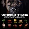 imagePet Qwerks Dinosaur BarkBone  Nylon Dog Bone for Tough Chewers Real Bacon FlavorDino