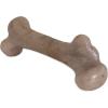 imagePet Qwerks Dinosaur BarkBone  Nylon Dog Bone for Tough Chewers Real Bacon FlavorDino