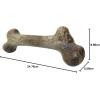 imagePet Qwerks Dinosaur BarkBone  Nylon Dog Bone for Tough Chewers Real Bacon FlavorDino