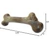 imagePet Qwerks Dinosaur BarkBone  Nylon Dog Bone for Tough Chewers Real Bacon FlavorDino