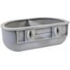 imagePetmate Double Diner Kennel Bowl Gray Small