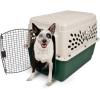imagePetmate Ruffmaxx Camouflage Dog Kennel Pet Carrier ampamp Crate 40quot 7090 Lb Outdoor and Indoor for Large Medium and Small Dogs  Made from Recycled Material w 360Degree Ventilation Made in USAGreen