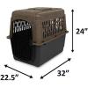 imagePetmate Ruffmaxx Camouflage Dog Kennel Pet Carrier ampamp Crate 40quot 7090 Lb Outdoor and Indoor for Large Medium and Small Dogs  Made from Recycled Material w 360Degree Ventilation Made in USACamo