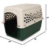imagePetmate Ruffmaxx Camouflage Dog Kennel Pet Carrier ampamp Crate 40quot 7090 Lb Outdoor and Indoor for Large Medium and Small Dogs  Made from Recycled Material w 360Degree Ventilation Made in USAGreen