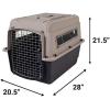 imagePetmate Ultra Vari Dog Kennel for Small to Medium Dogs Durable Heavy Duty Dog Travel Crate Made with Recycled Materials 28 in Long 25 to 30 lbs Made in USA