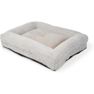 imageLaZBoy Petmate Rosie Lounger Large Dog Bed Cream 36x28 Inches for Dogs up to 50lbs with Durable Removable Washable Cover