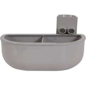 imagePetmate Double Diner Kennel Bowl Gray Small