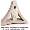 imagePetFusion 3Sided Vertical Cat Scratching Post  Available in 18 ampamp 24  Multiple Angle Cat Scratching Pad 6 Usable Sides Scratch Play ampamp Perch  100 Recyclable Cardboard LoungeSlate Grey